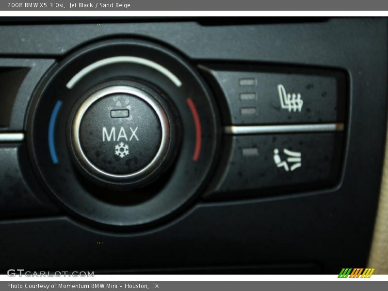 Jet Black / Sand Beige 2008 BMW X5 3.0si