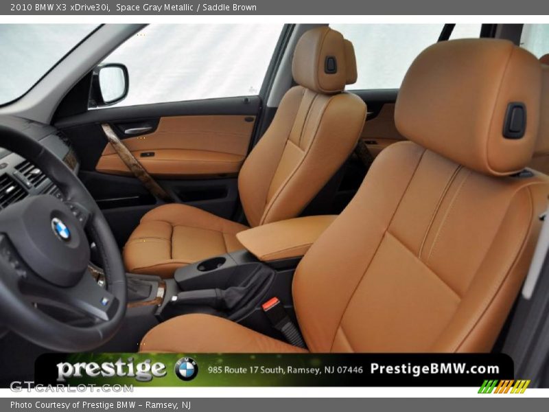 Space Gray Metallic / Saddle Brown 2010 BMW X3 xDrive30i