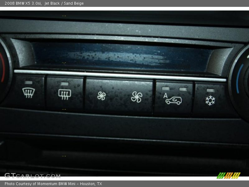 Jet Black / Sand Beige 2008 BMW X5 3.0si