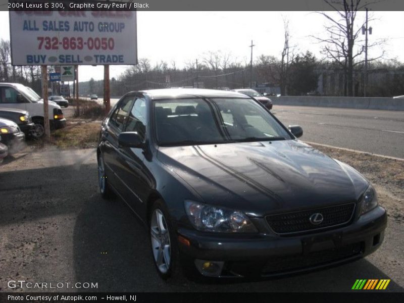 Graphite Gray Pearl / Black 2004 Lexus IS 300