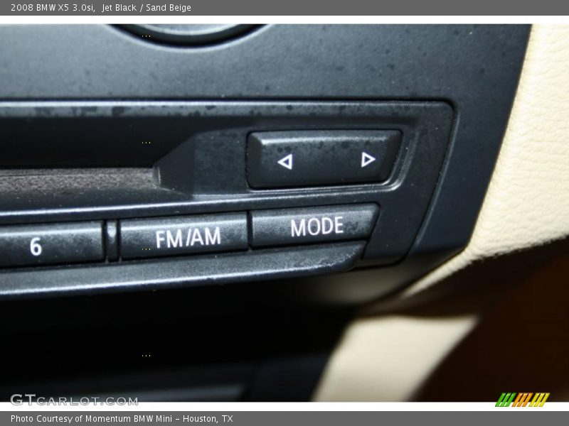 Jet Black / Sand Beige 2008 BMW X5 3.0si