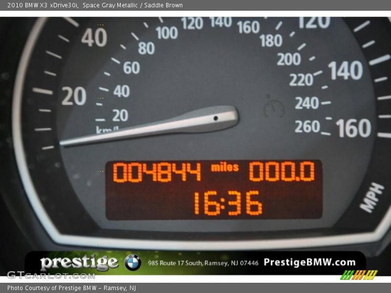Space Gray Metallic / Saddle Brown 2010 BMW X3 xDrive30i