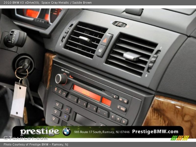 Space Gray Metallic / Saddle Brown 2010 BMW X3 xDrive30i
