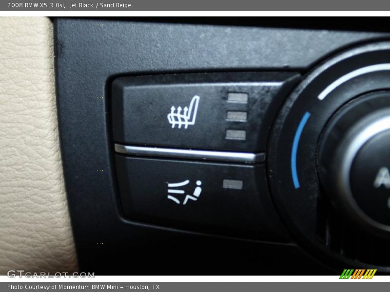 Jet Black / Sand Beige 2008 BMW X5 3.0si