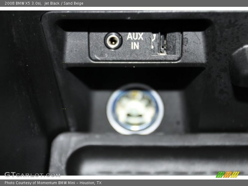 Jet Black / Sand Beige 2008 BMW X5 3.0si