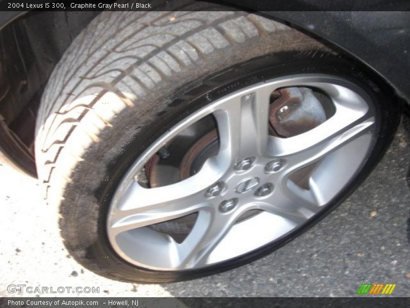 Graphite Gray Pearl / Black 2004 Lexus IS 300