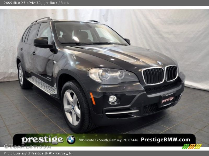 Jet Black / Black 2009 BMW X5 xDrive30i