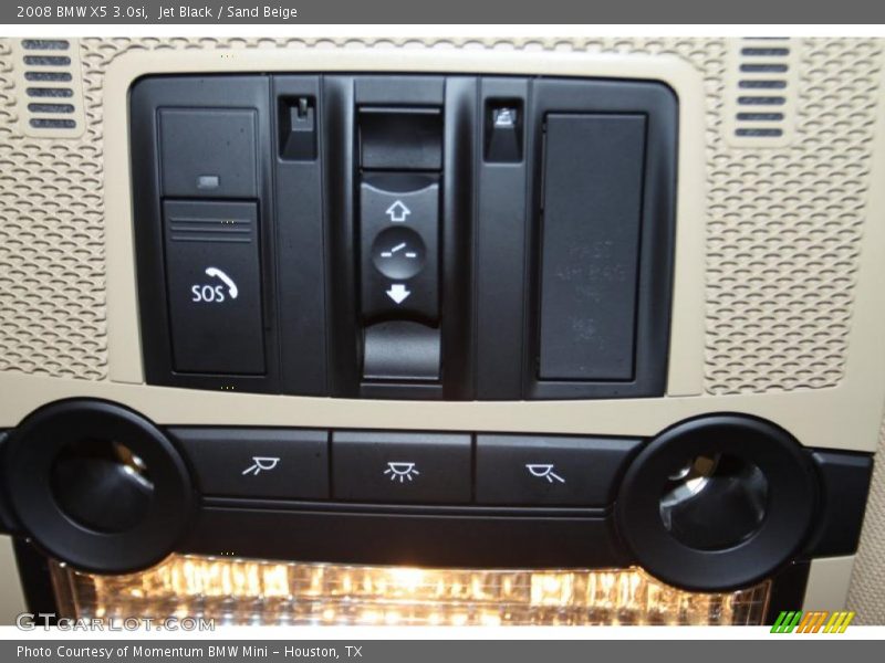 Jet Black / Sand Beige 2008 BMW X5 3.0si