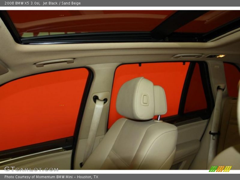 Jet Black / Sand Beige 2008 BMW X5 3.0si