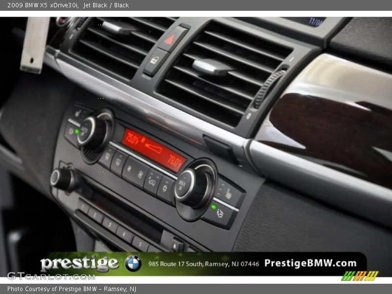 Jet Black / Black 2009 BMW X5 xDrive30i