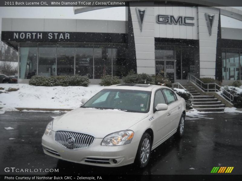 White Diamond TriCoat / Cocoa/Cashmere 2011 Buick Lucerne CXL