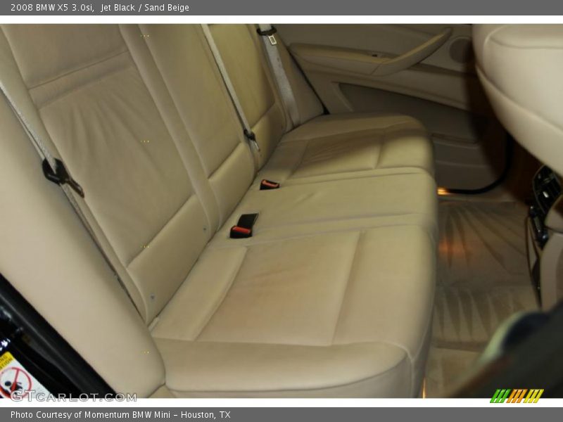 Jet Black / Sand Beige 2008 BMW X5 3.0si