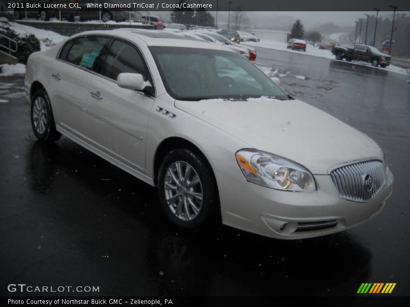 White Diamond TriCoat / Cocoa/Cashmere 2011 Buick Lucerne CXL