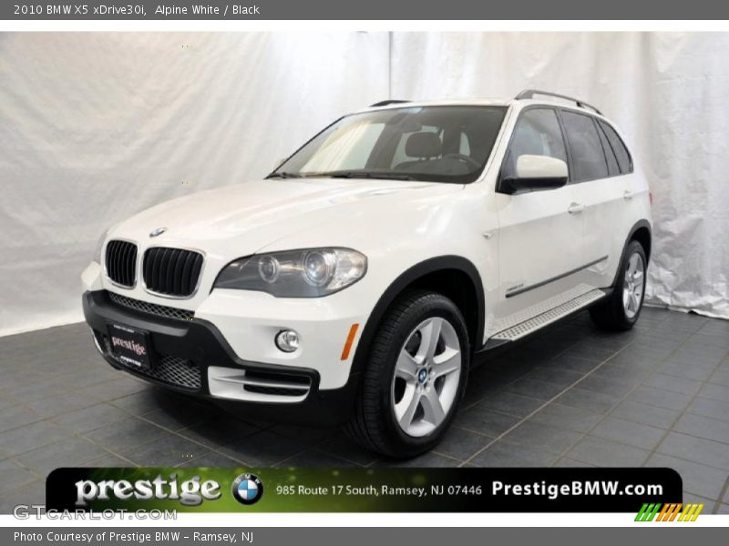 Alpine White / Black 2010 BMW X5 xDrive30i