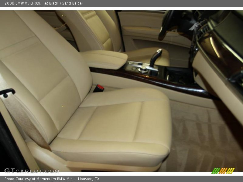 Jet Black / Sand Beige 2008 BMW X5 3.0si