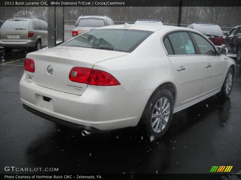 White Diamond TriCoat / Cocoa/Cashmere 2011 Buick Lucerne CXL