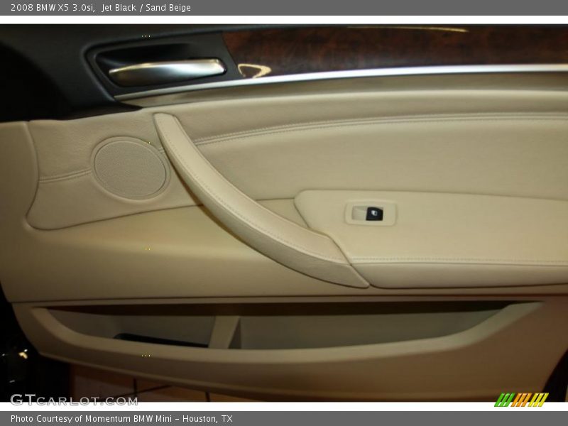 Jet Black / Sand Beige 2008 BMW X5 3.0si