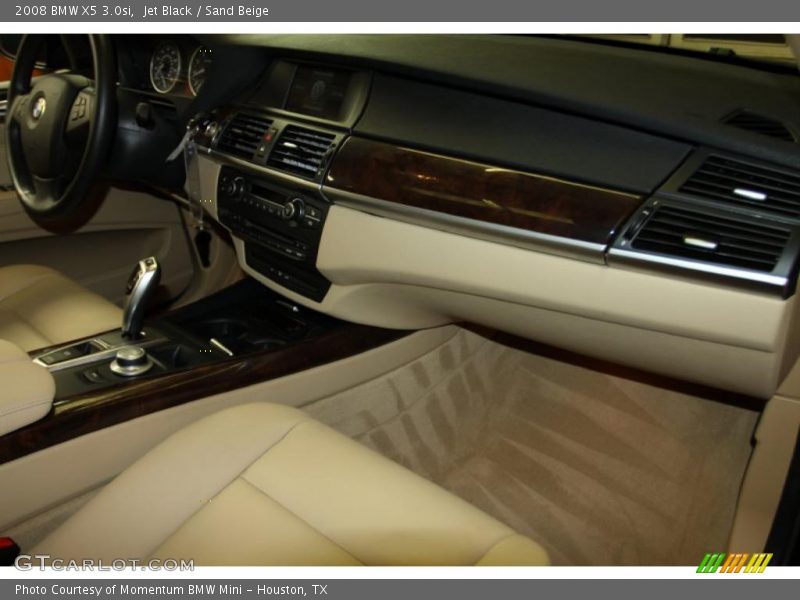 Jet Black / Sand Beige 2008 BMW X5 3.0si
