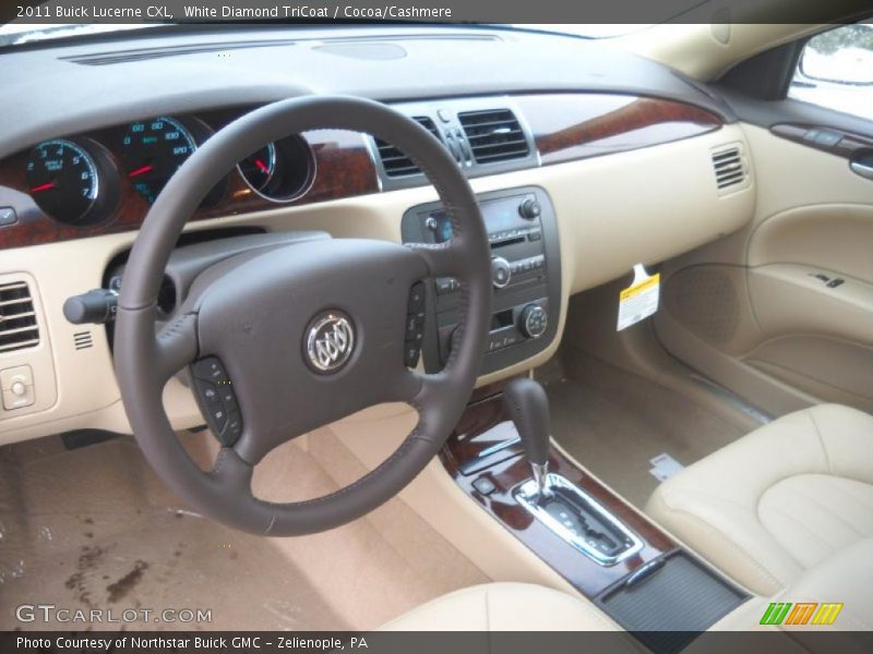 White Diamond TriCoat / Cocoa/Cashmere 2011 Buick Lucerne CXL