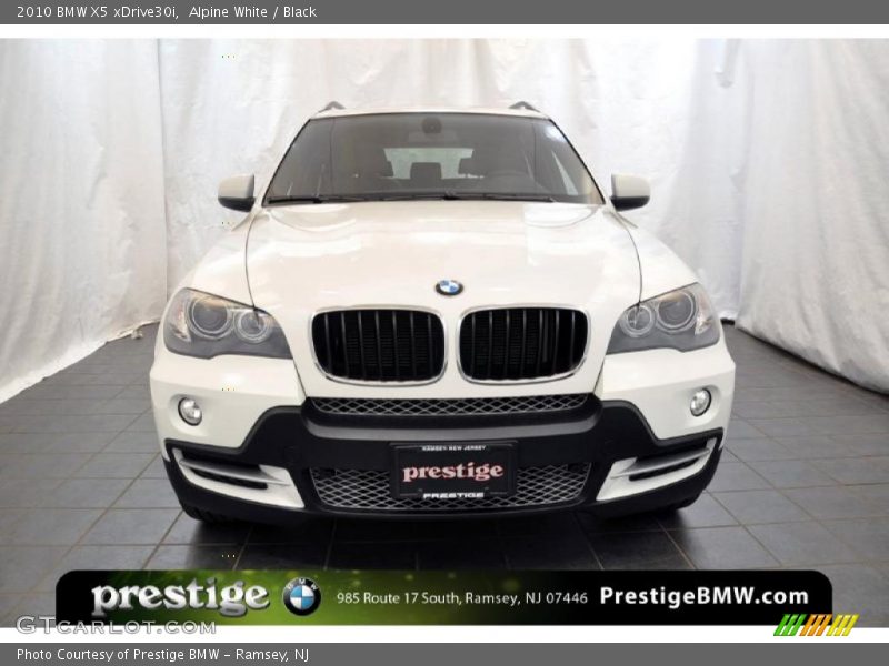 Alpine White / Black 2010 BMW X5 xDrive30i