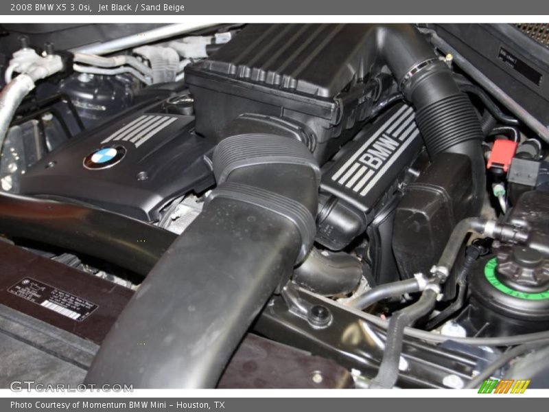 Jet Black / Sand Beige 2008 BMW X5 3.0si