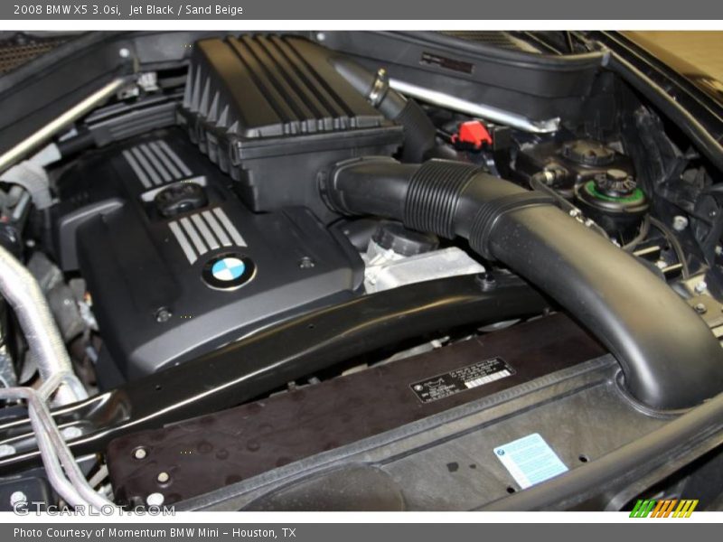 Jet Black / Sand Beige 2008 BMW X5 3.0si