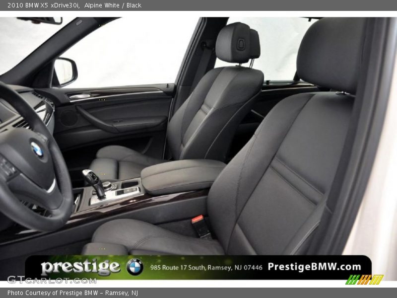 Alpine White / Black 2010 BMW X5 xDrive30i