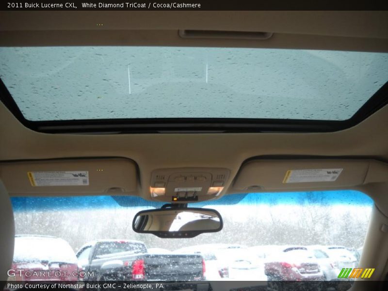White Diamond TriCoat / Cocoa/Cashmere 2011 Buick Lucerne CXL