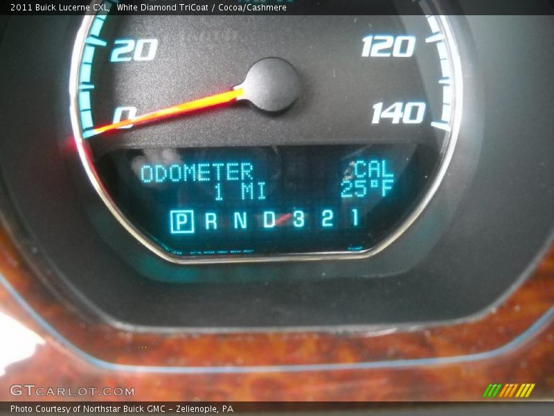 White Diamond TriCoat / Cocoa/Cashmere 2011 Buick Lucerne CXL