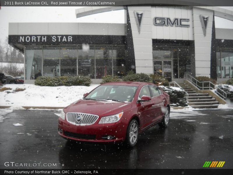 Red Jewel Tintcoat / Cocoa/Cashmere 2011 Buick LaCrosse CXL