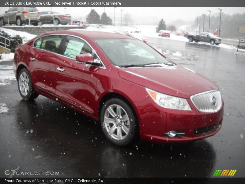 Red Jewel Tintcoat / Cocoa/Cashmere 2011 Buick LaCrosse CXL