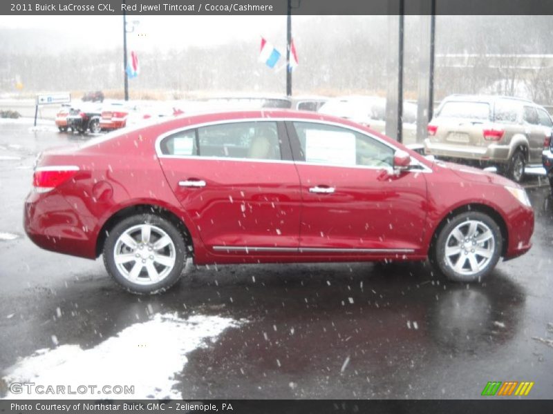 Red Jewel Tintcoat / Cocoa/Cashmere 2011 Buick LaCrosse CXL