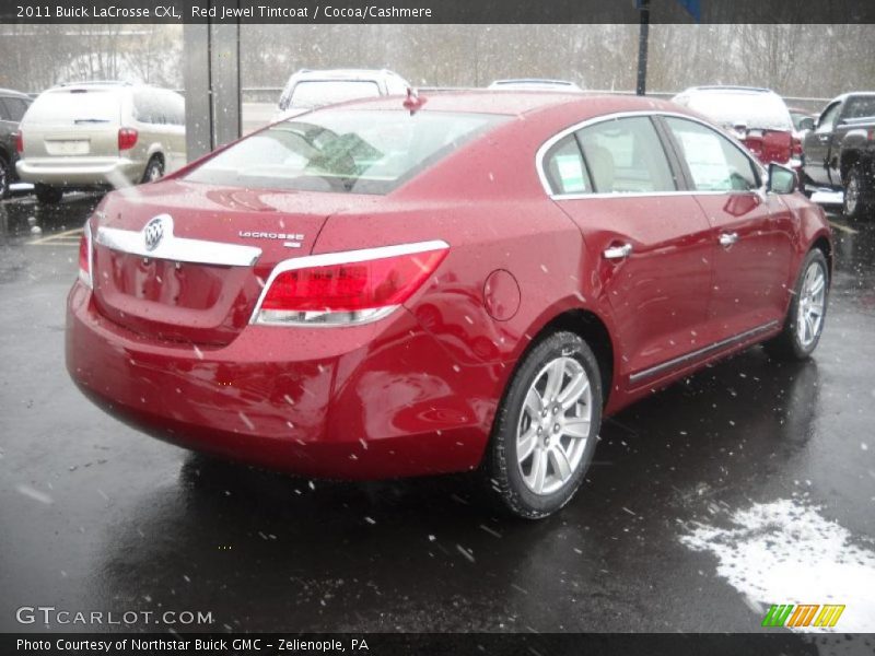 Red Jewel Tintcoat / Cocoa/Cashmere 2011 Buick LaCrosse CXL