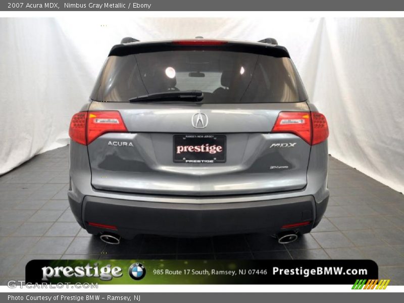 Nimbus Gray Metallic / Ebony 2007 Acura MDX