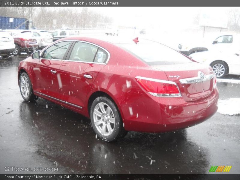 Red Jewel Tintcoat / Cocoa/Cashmere 2011 Buick LaCrosse CXL