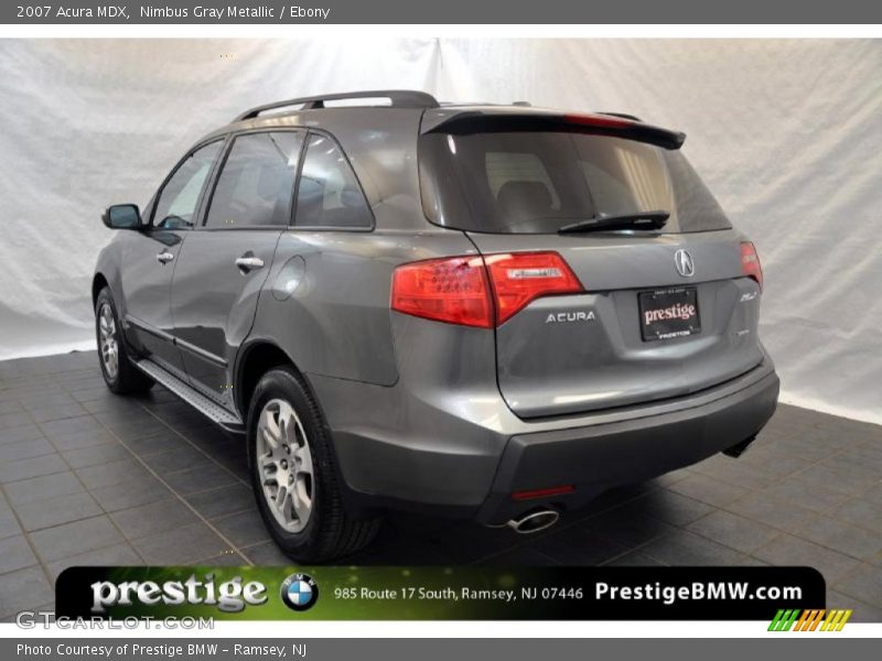 Nimbus Gray Metallic / Ebony 2007 Acura MDX