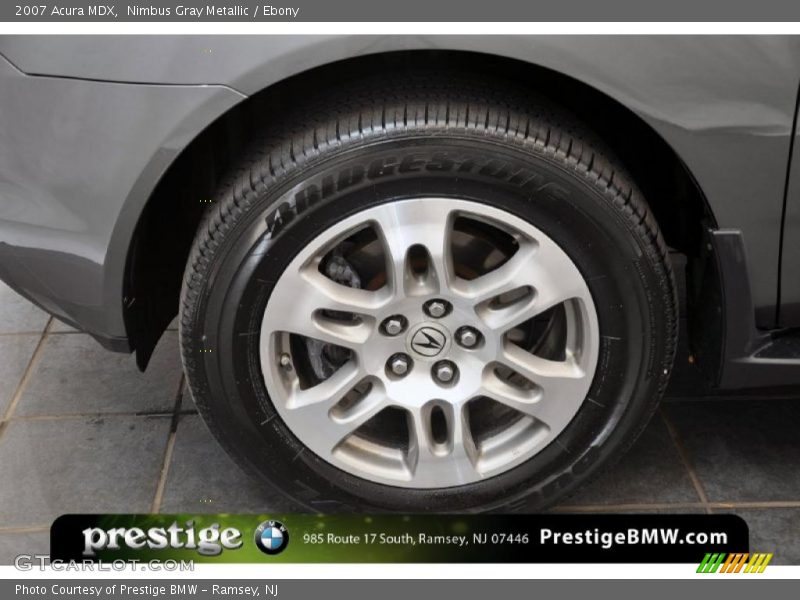 Nimbus Gray Metallic / Ebony 2007 Acura MDX