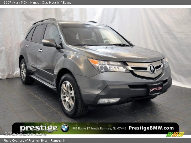 Nimbus Gray Metallic / Ebony 2007 Acura MDX