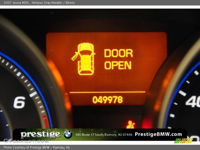 Nimbus Gray Metallic / Ebony 2007 Acura MDX