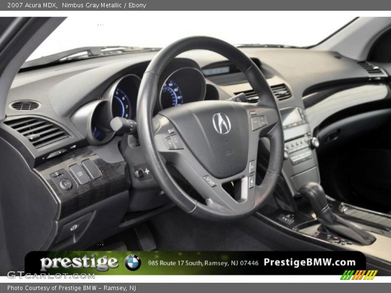 Nimbus Gray Metallic / Ebony 2007 Acura MDX