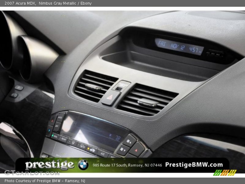 Nimbus Gray Metallic / Ebony 2007 Acura MDX