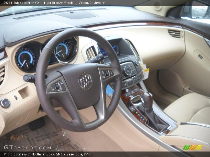 Light Bronze Metallic / Cocoa/Cashmere 2011 Buick Lucerne CXL
