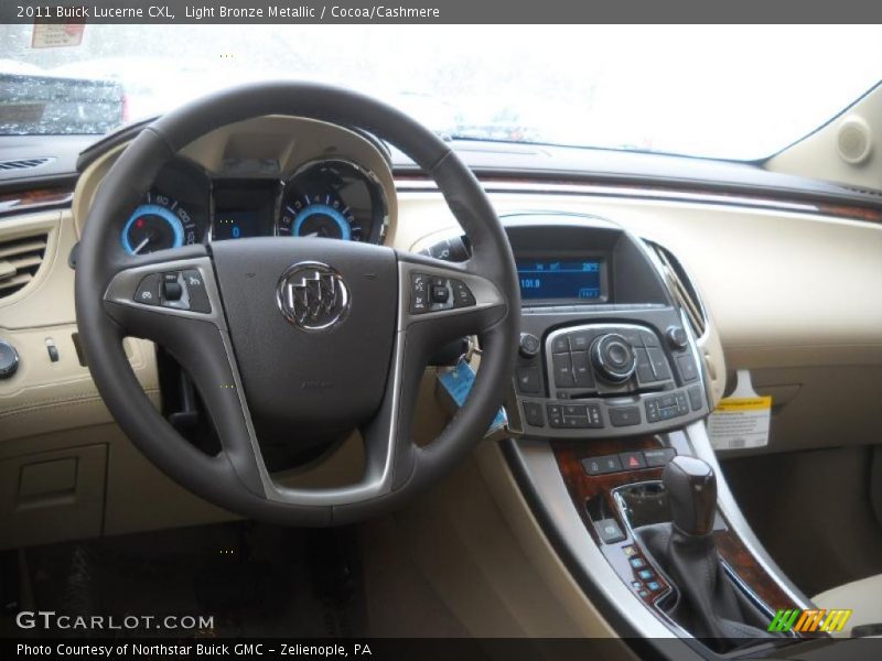 Light Bronze Metallic / Cocoa/Cashmere 2011 Buick Lucerne CXL