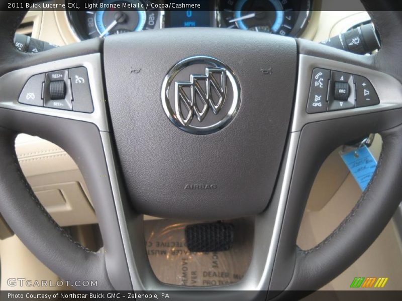 Light Bronze Metallic / Cocoa/Cashmere 2011 Buick Lucerne CXL
