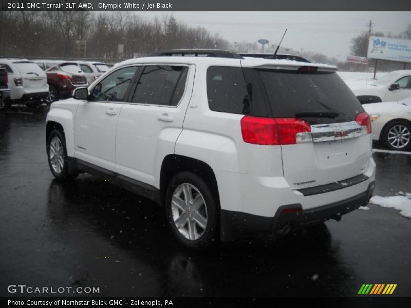 Olympic White / Jet Black 2011 GMC Terrain SLT AWD