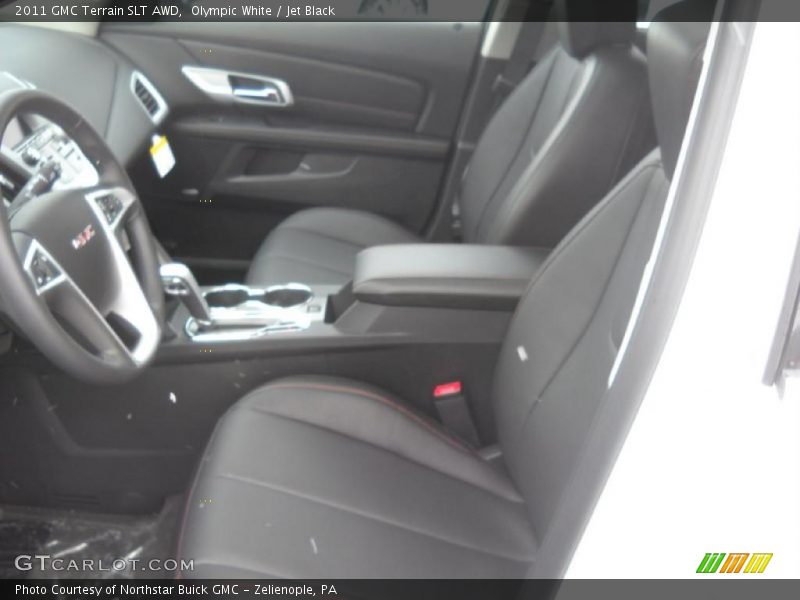 Olympic White / Jet Black 2011 GMC Terrain SLT AWD
