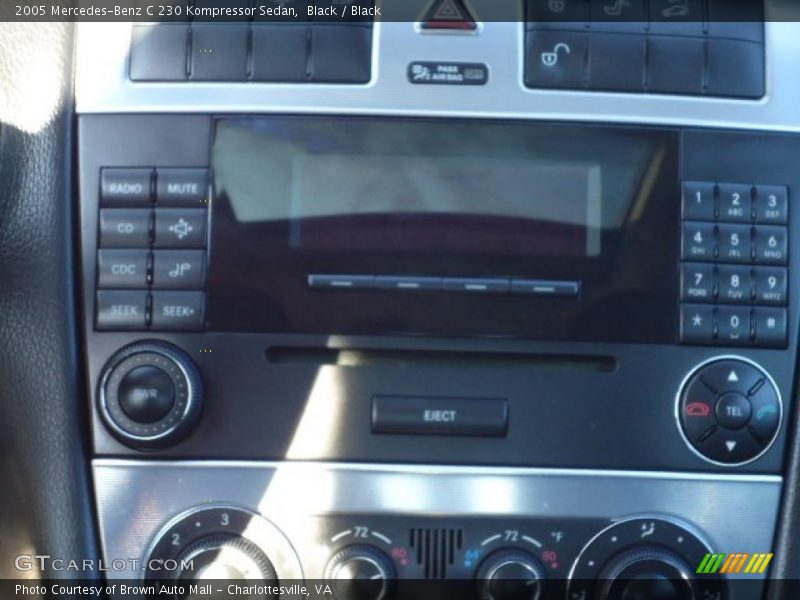Black / Black 2005 Mercedes-Benz C 230 Kompressor Sedan