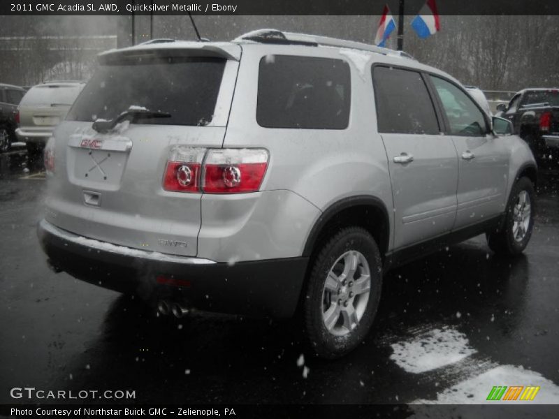 Quicksilver Metallic / Ebony 2011 GMC Acadia SL AWD