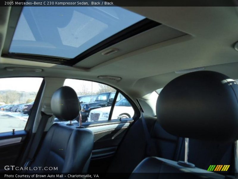 Black / Black 2005 Mercedes-Benz C 230 Kompressor Sedan