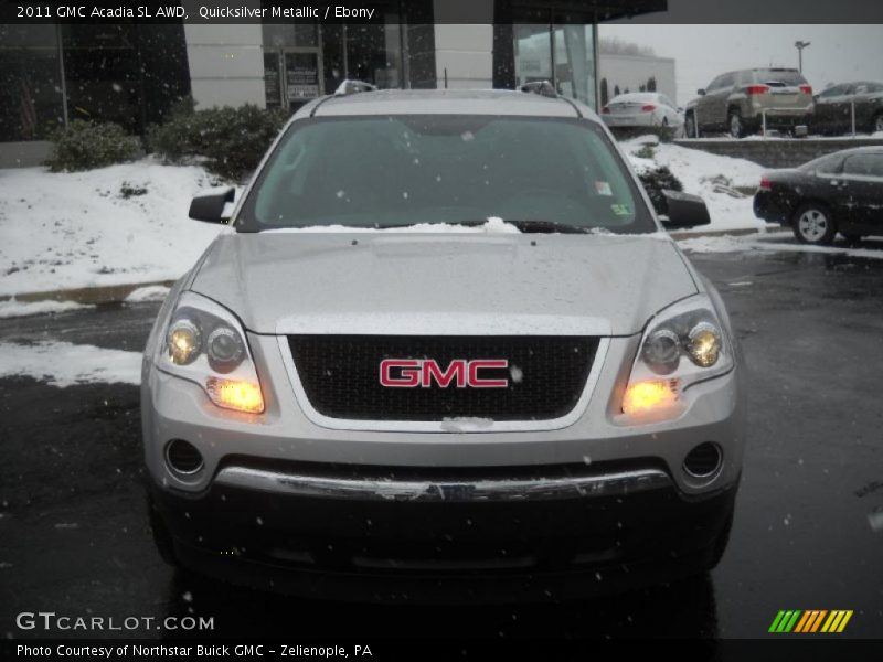 Quicksilver Metallic / Ebony 2011 GMC Acadia SL AWD